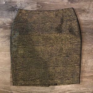 Gold skirt